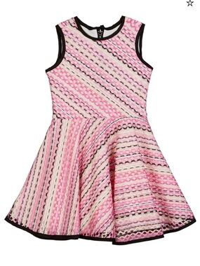 Zoe "Hadley" Crochet Skater Dress, Size 12